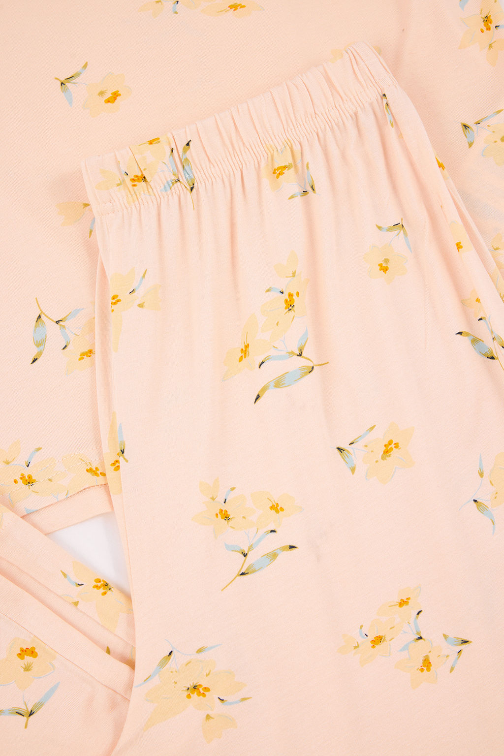 Somon Cicekli Viskon Suprem Orme Pijama Tak?m? THMSS26PT00023 - Trendyolmilla фото 13