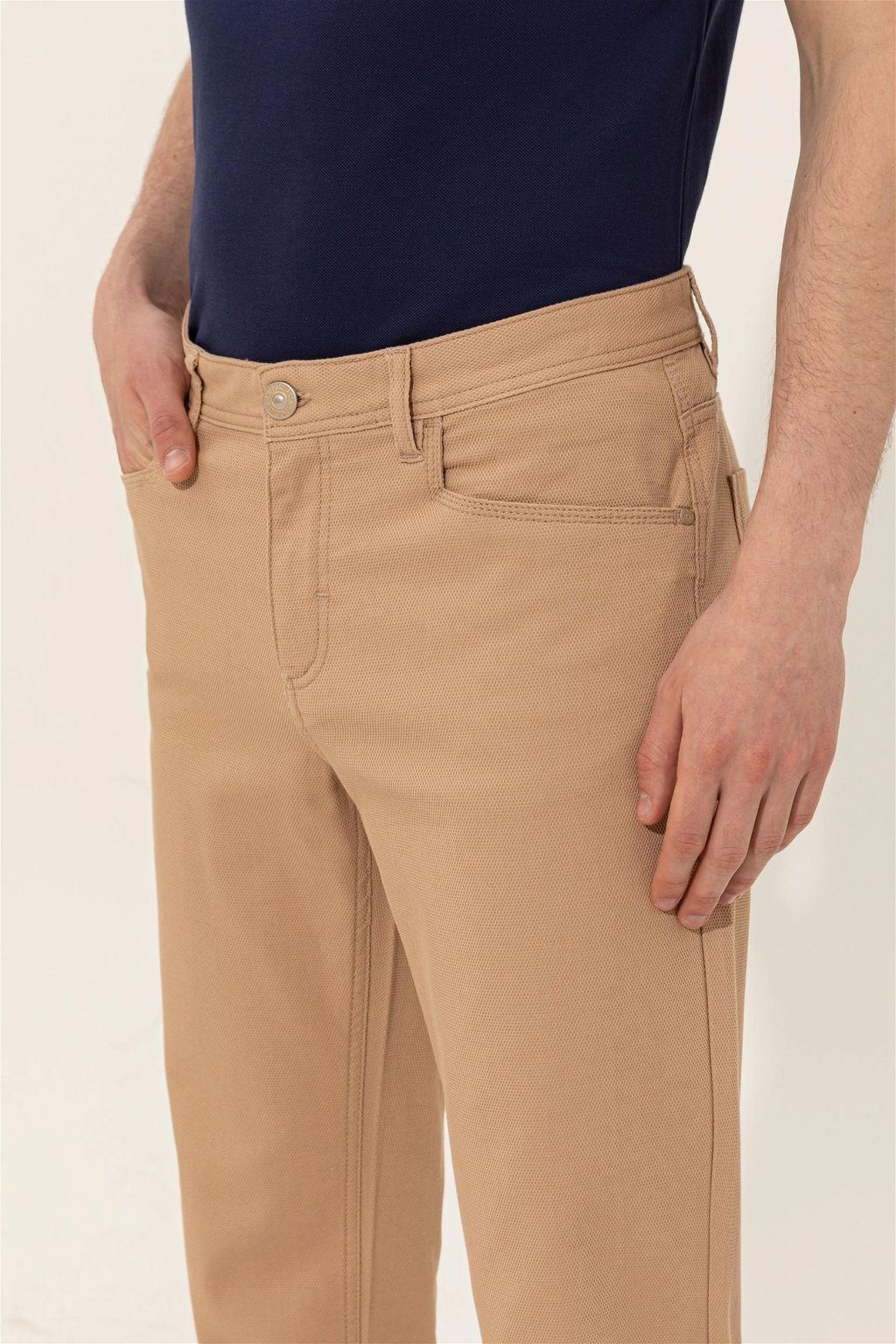 U. S. Polo Assn / Мужские брюки чинос песочного цвета - U.s. polo assn фото 5