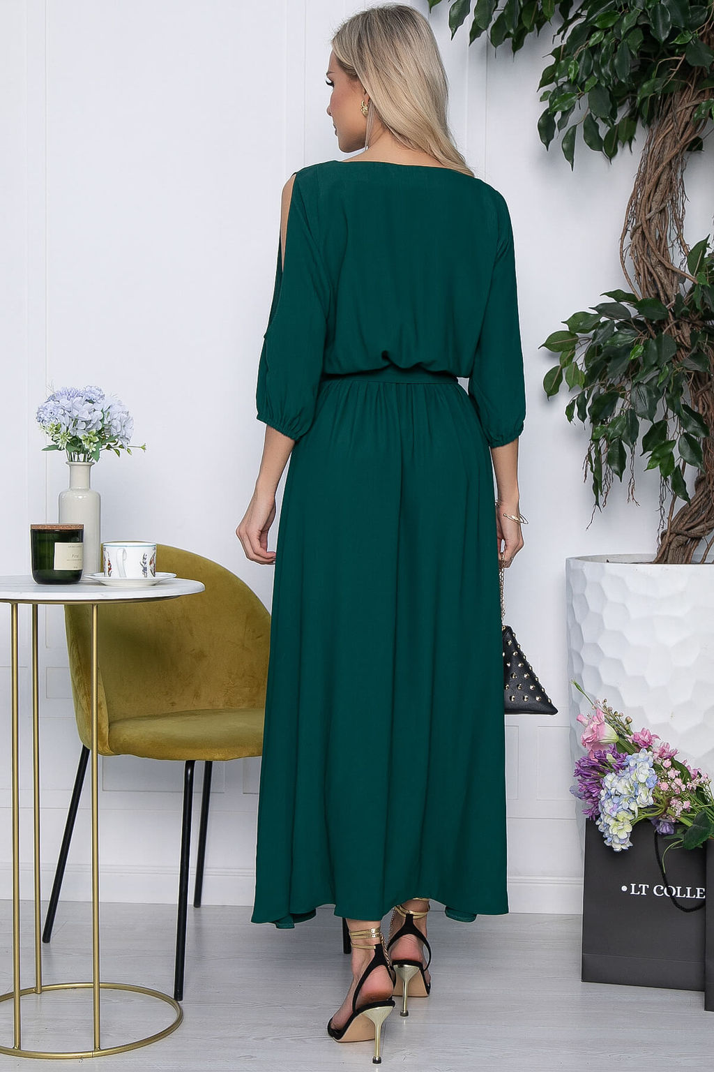 Платье Танго вдвоём (зеленое) П10293 - Lt collection фото 2