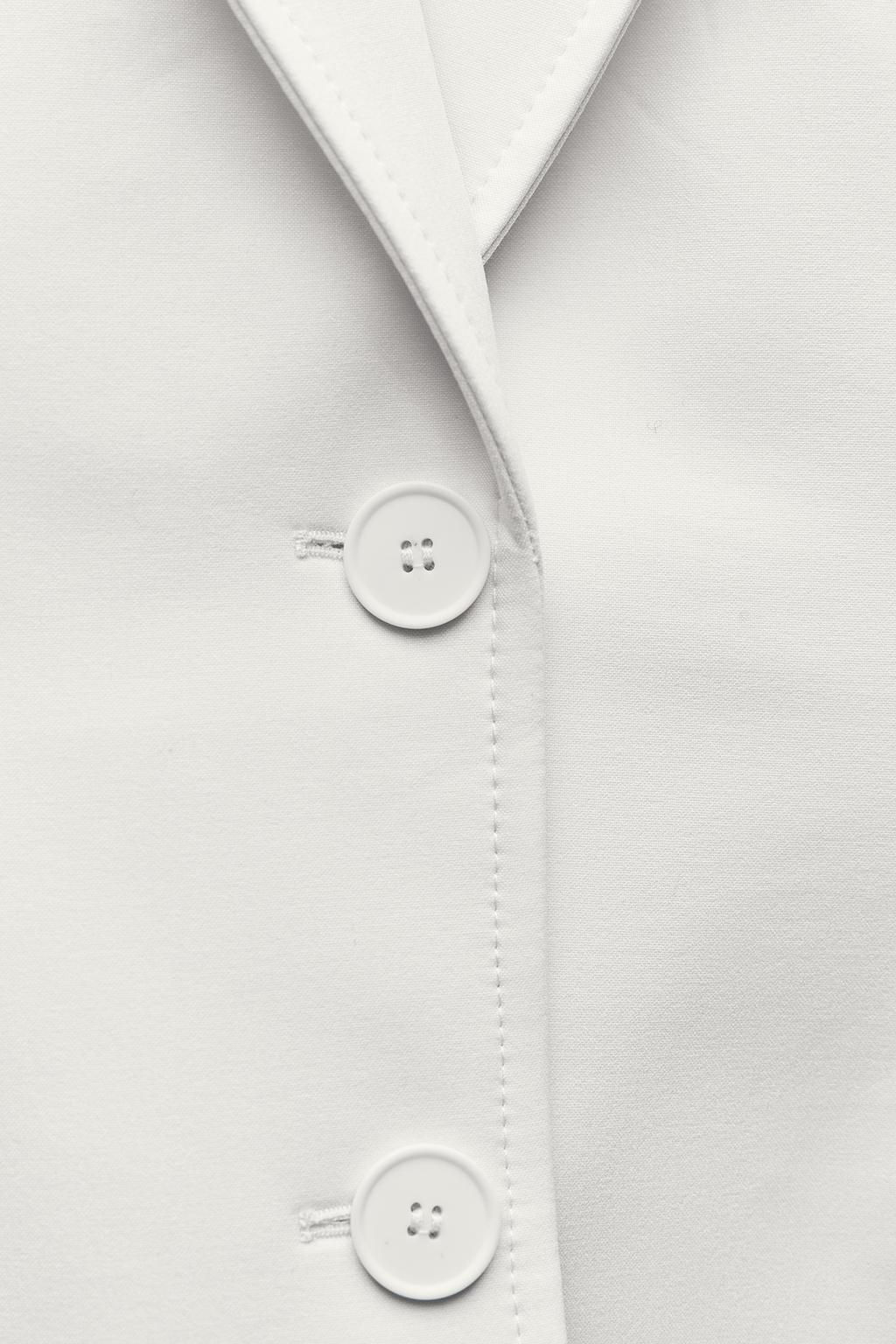 FITTED DOUBLE-BREASTED BLAZER ZW COLLECTION - Zara фото 13