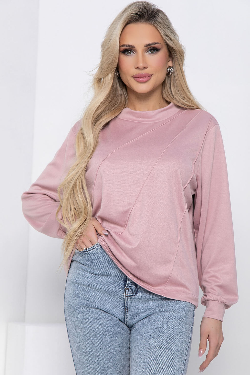 Джемпер Викки (пыльная роза) Б8578 - Lt collection фото 7