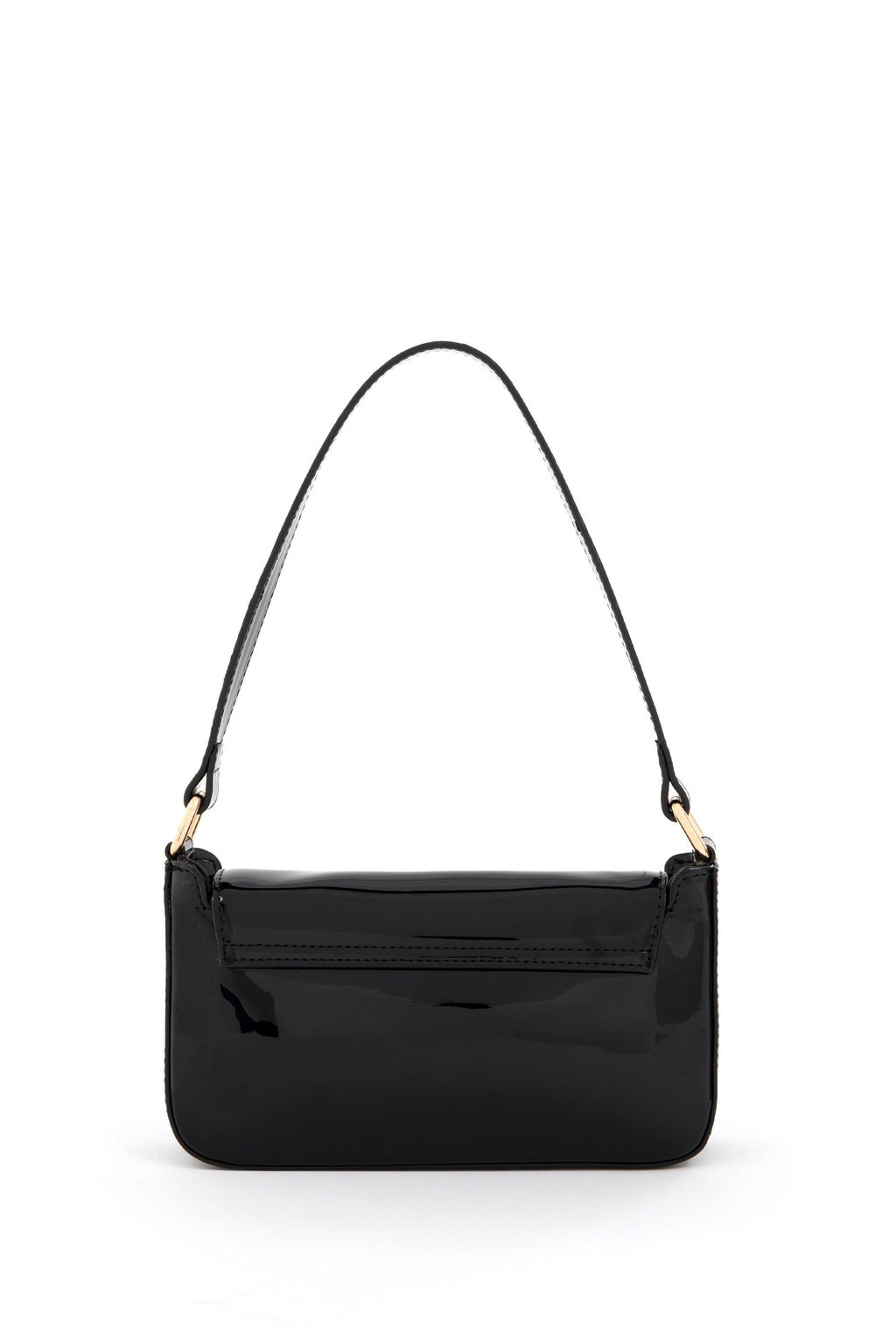 Женская черная лакированная кожаная сумка - U.s. polo assn фото 5