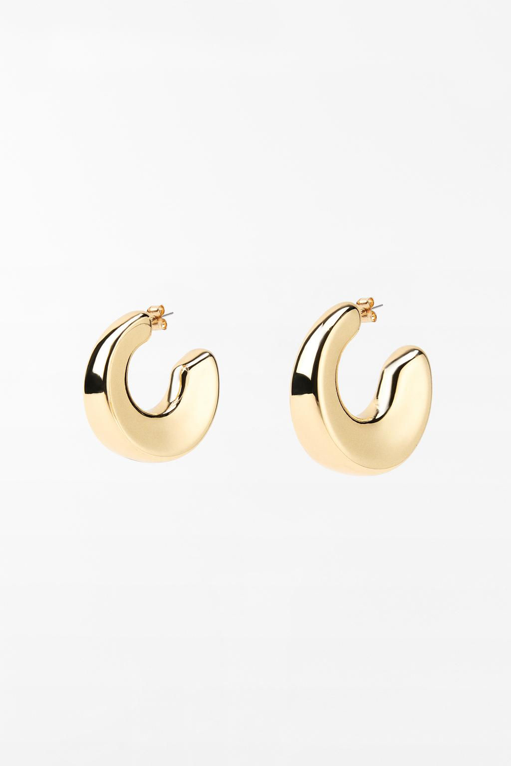 VOLUMINOUS HOOP EARRINGS - Zara фото 3