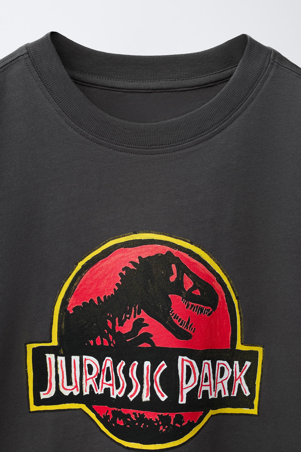 CAMISETA ILUSTRACI?N JURASSIC PARK X DYLAN?S T-SHIRT CLUB X ZARA / Negro  фото 3