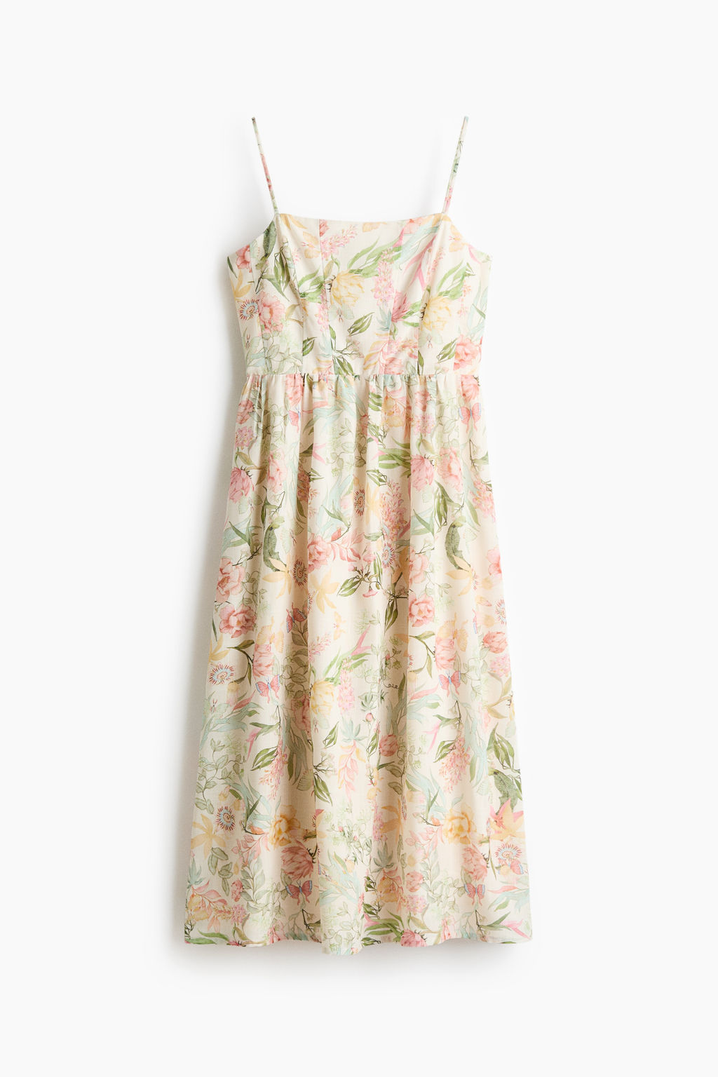 Vestido midi con tirantes finos - H&m фото 3