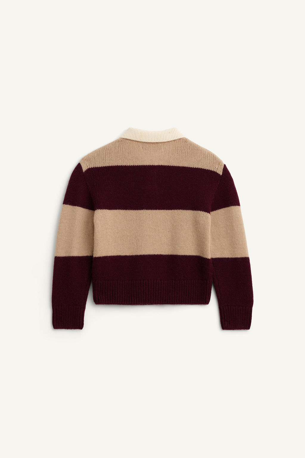 STRIPED 100% WOOL KNIT POLO SHIRT LIMITED EDITION - Zara фото 5