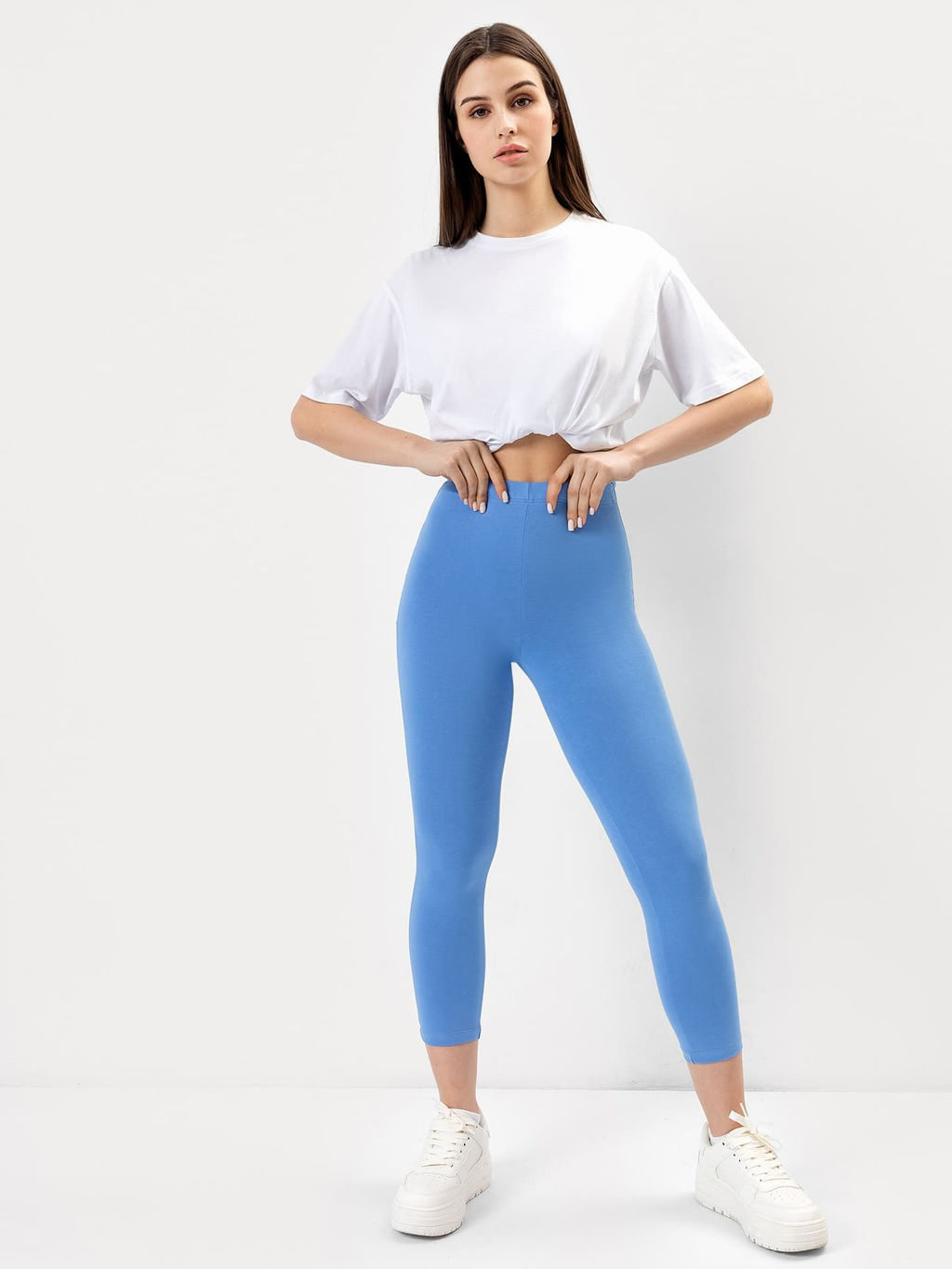 Легинсы женские фиолетовые гортензия 322242 - Mark formelle фото 3