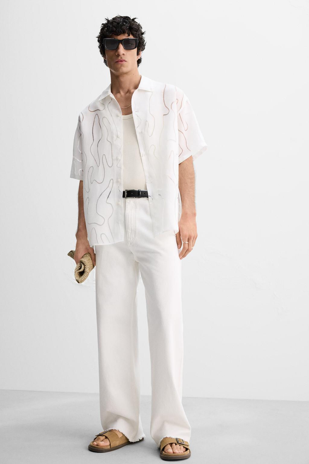 ABSTRACT JACQUARD SHIRT - Zara фото 5