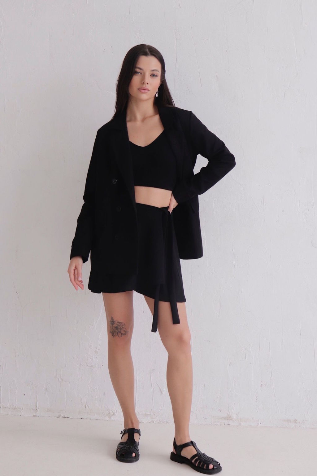 11341 Мини-юбка чёрная - Martichelli фото 8