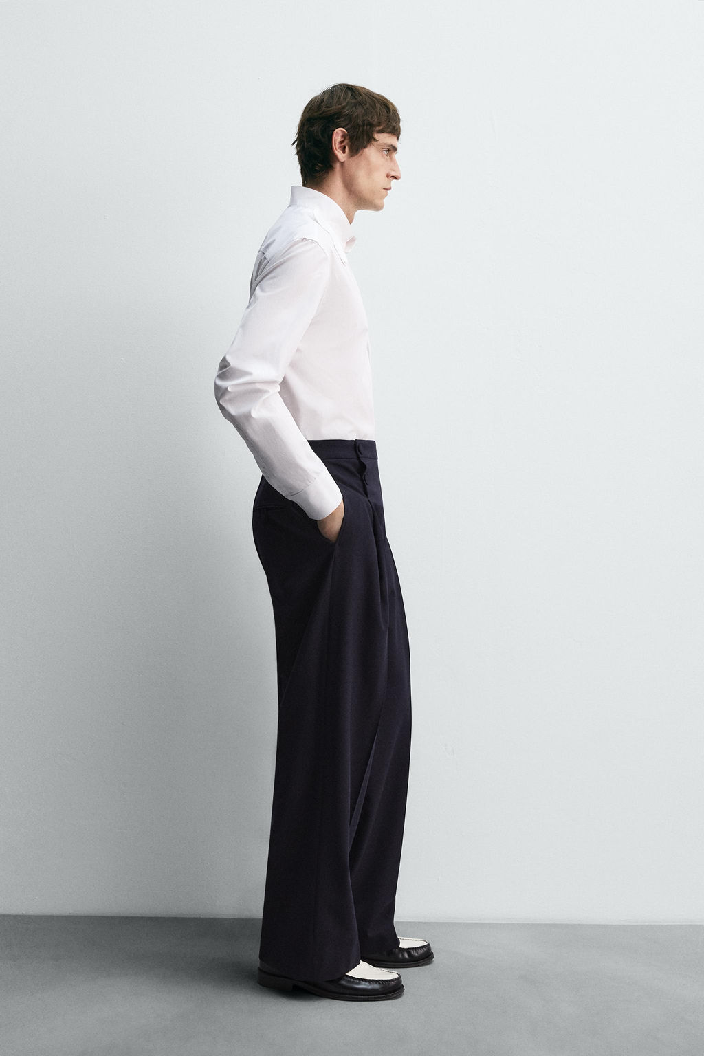 MICKEY MOUSE SILHOUETTE COLLAR SHIRT HARRY LAMBERT FOR ZARA X DISNEY  фото 4