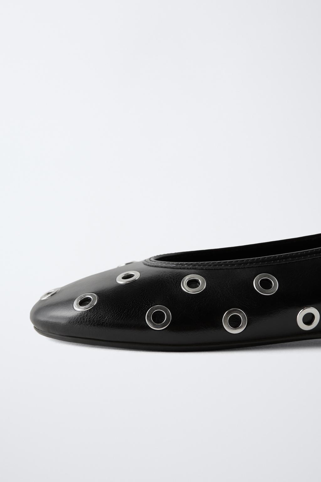 STUDDED BALLERINAS - Zara фото 5