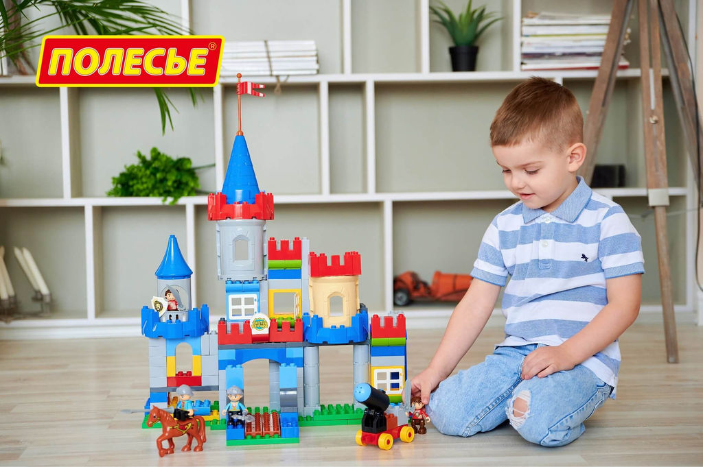 Конструктор Макси - Замок (169 элементов) (в коробке) - Полесье фото 8