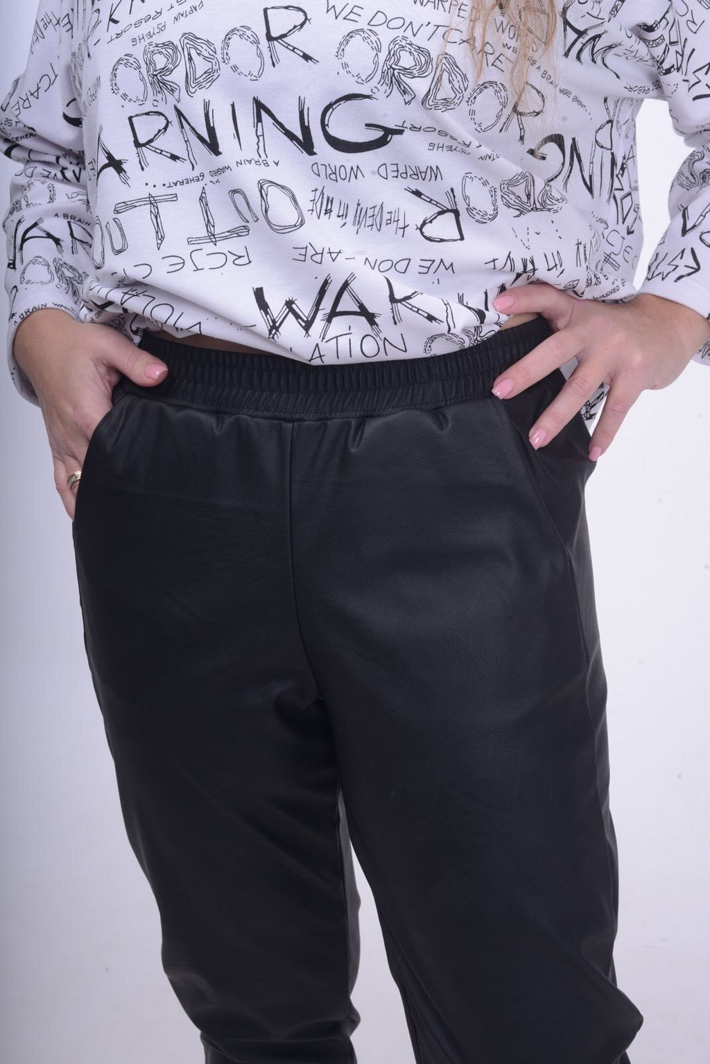 Брюки Эко-кожа - Марлен фото 3