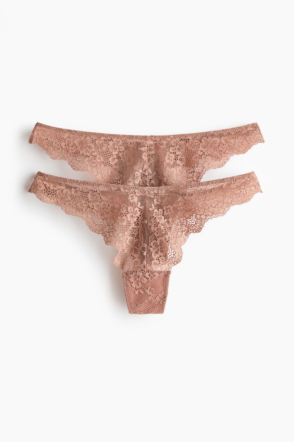 Pack de 2 bragas thong de encaje - H&m фото 3