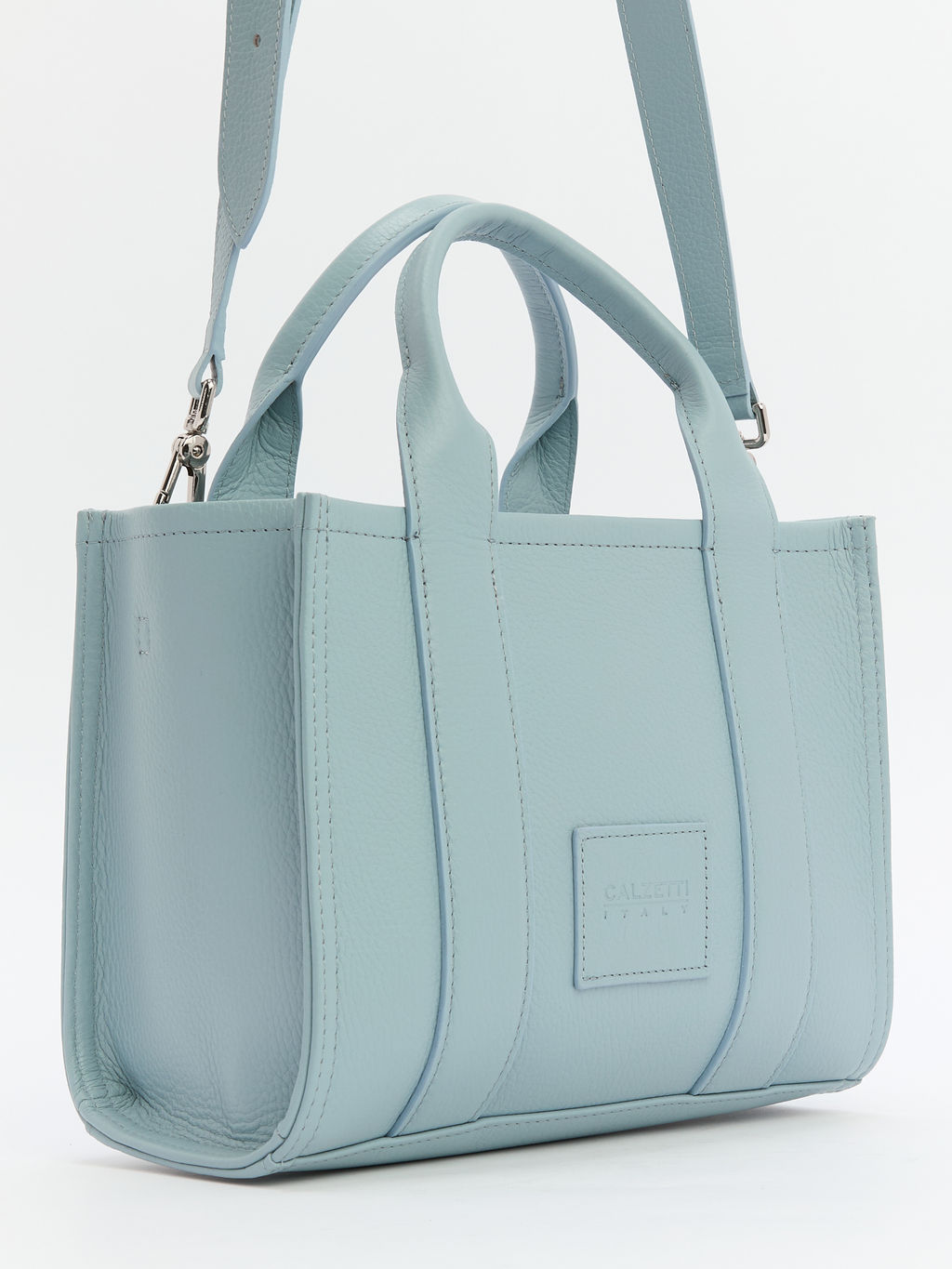 Женский тоут CALZETTI CLER MINI Артикул 3954211, серо-голубой  фото 3