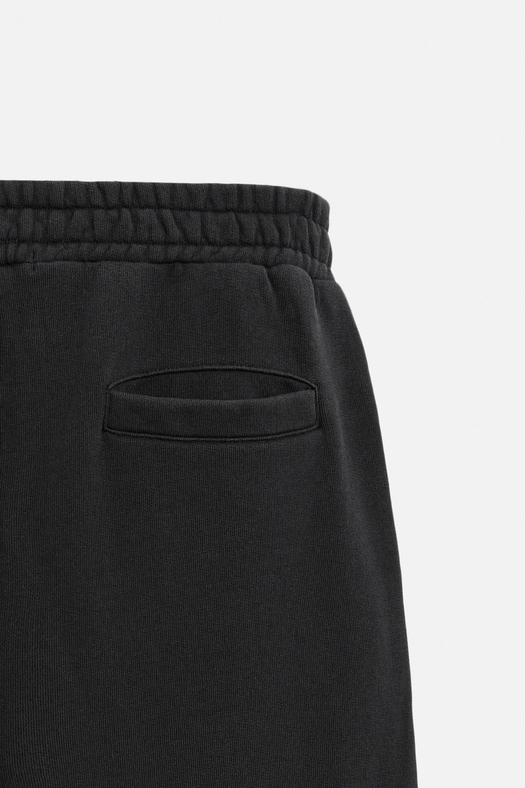 WASHED PLEATED JOGGER TROUSERS - Zara фото 9