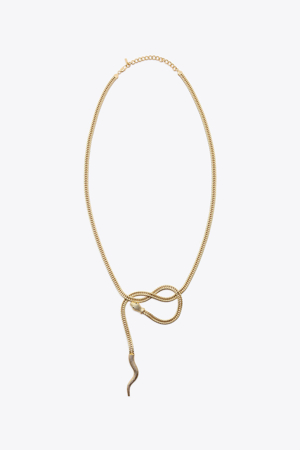 METAL SNAKESKIN PRINT BELT - Zara фото 2