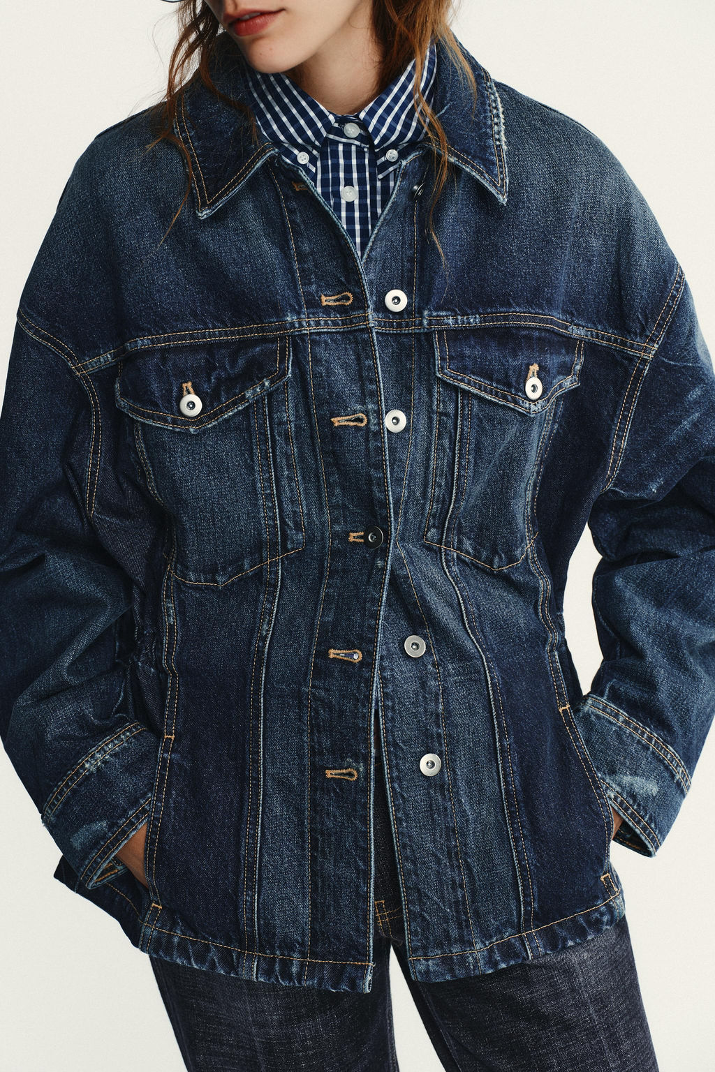 TRF DENIM JACKET - Zara фото 3