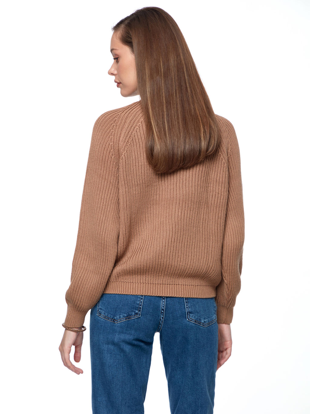 CONTE LDK 219 Джемпер с планкой на пуговицах peanut - Conte elegant фото 4