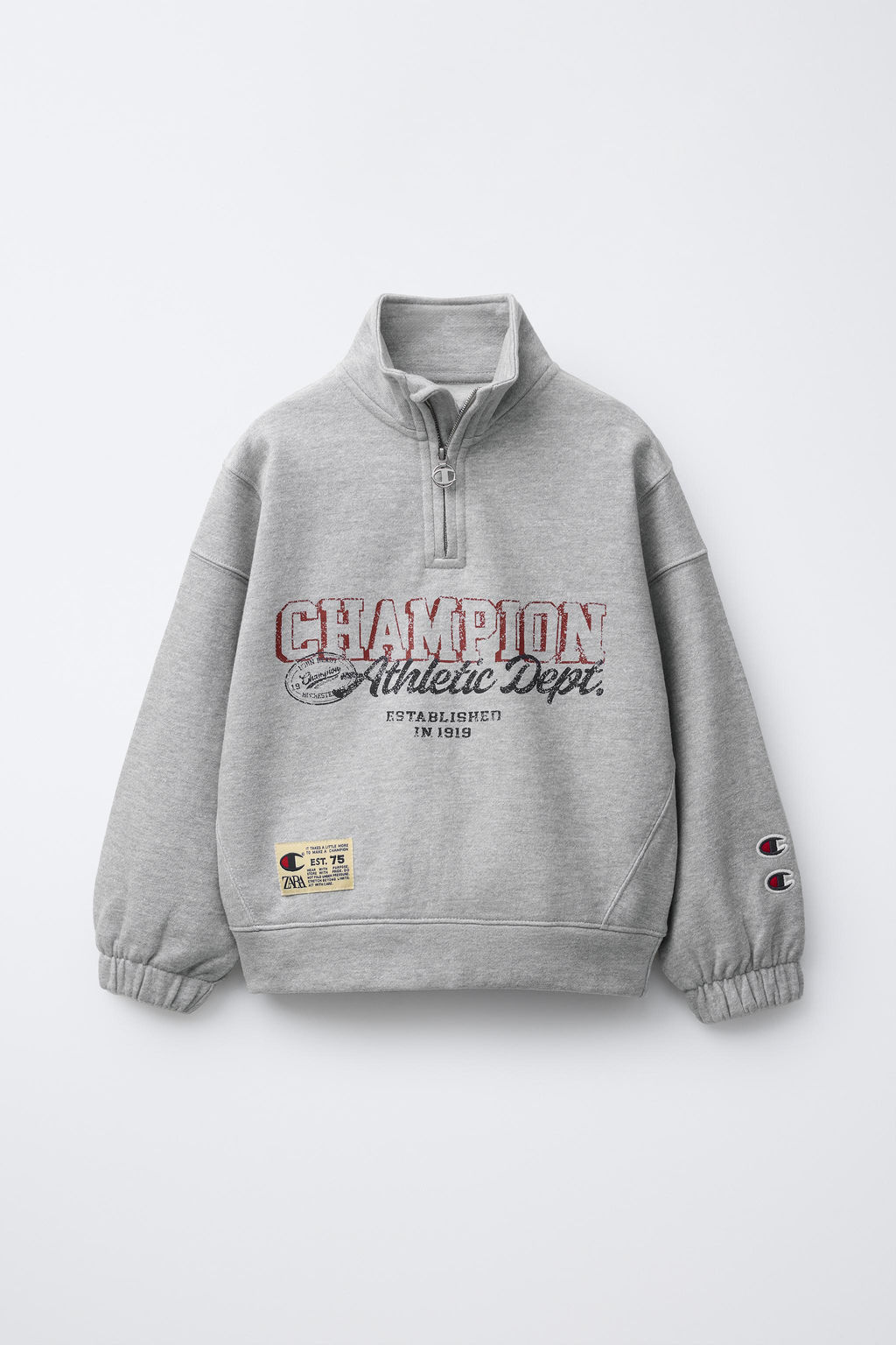 CHAMPION ® X ZARA SLOGAN SWEATSHIRT