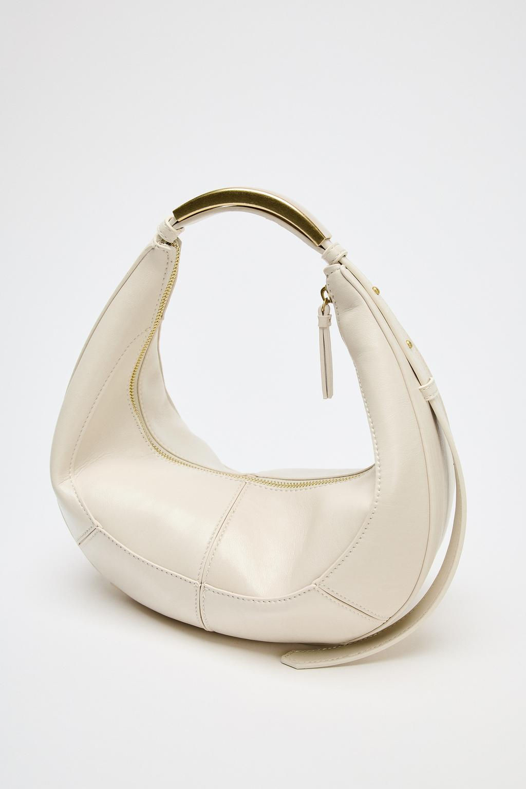 OVAL BAG WITH METAL STRAP - Zara фото 8