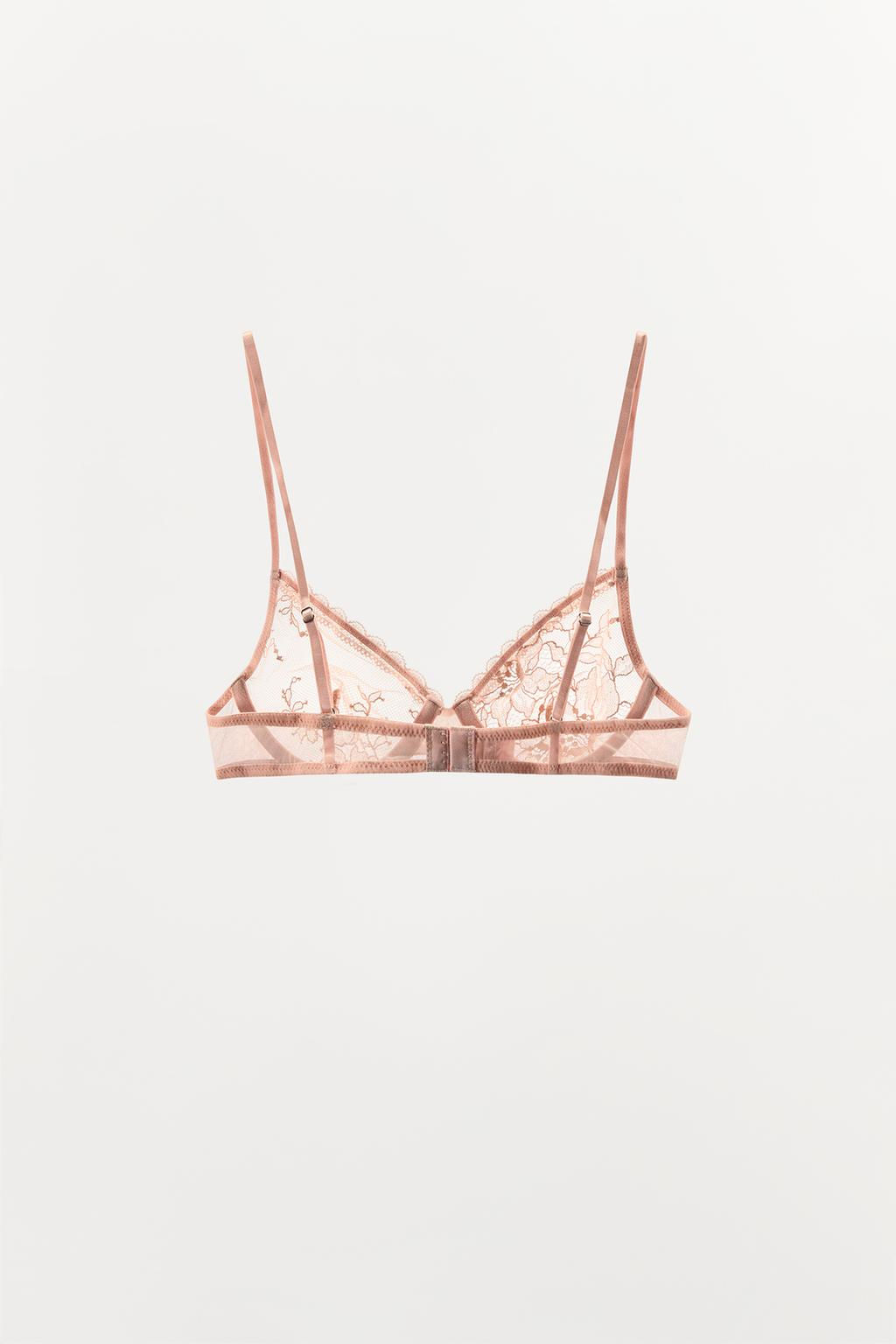 UNDERWIRED LACE BRA - Zara фото 5