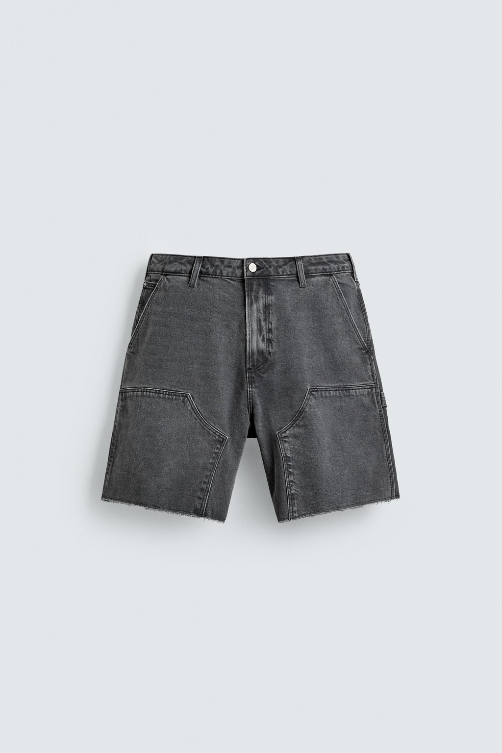 BERMUDA BOLSILLO CARPINTERO / Gris oscuro - Zara фото 7