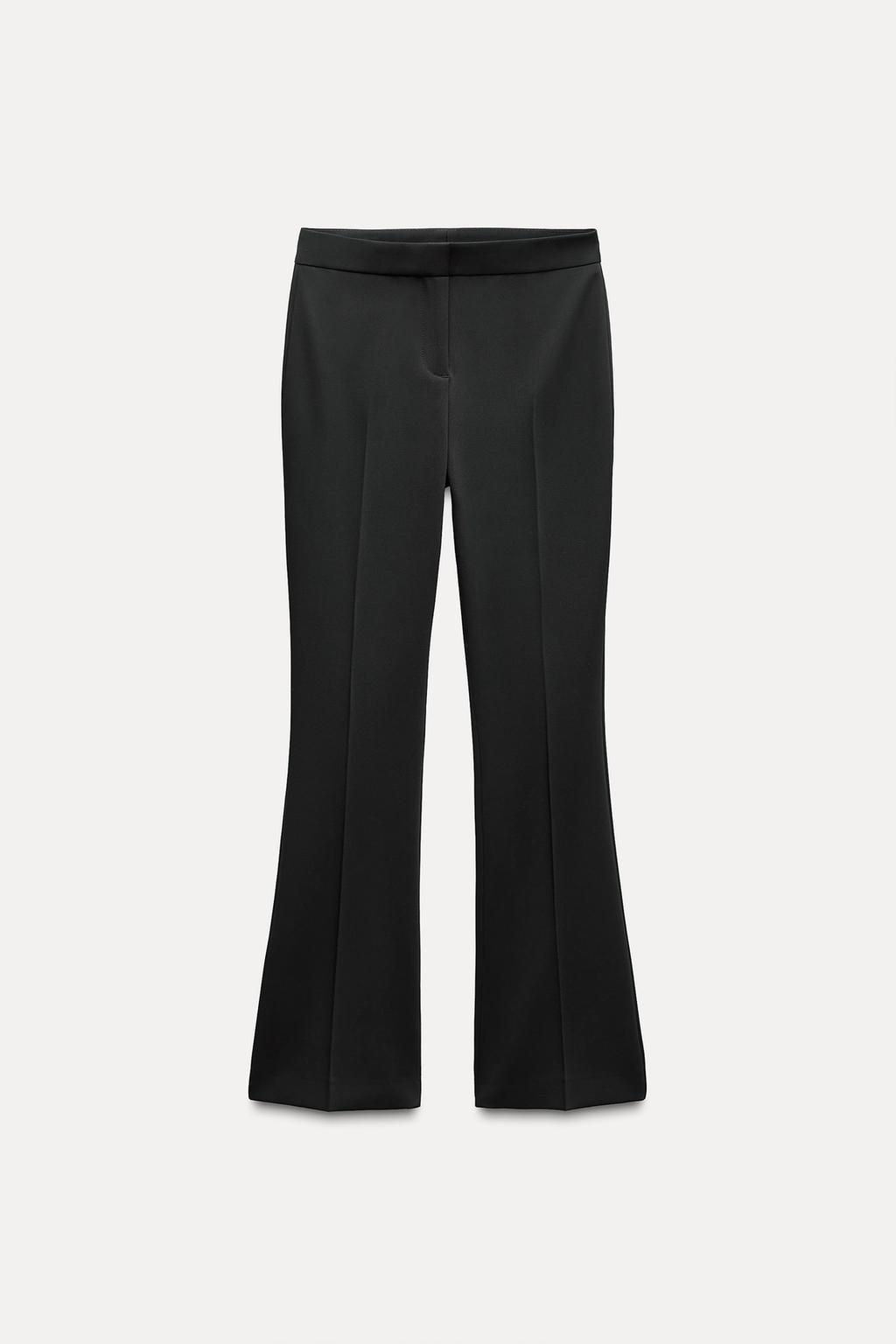 HIGH-WAIST FLARED TROUSERS - Zara фото 4