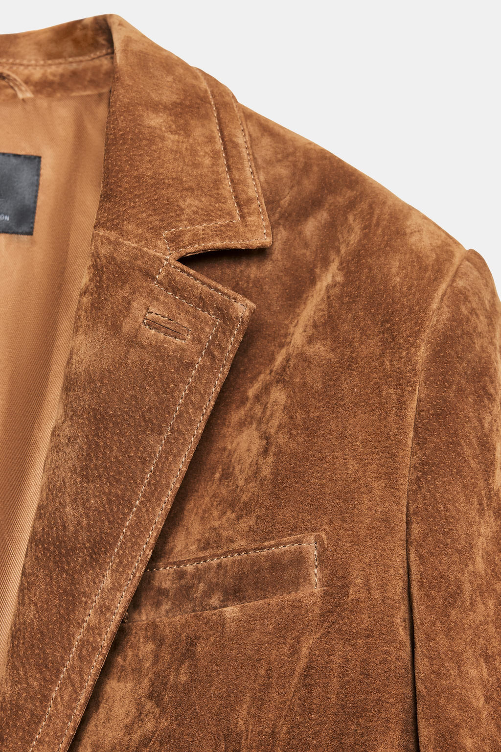 SUEDE LEATHER BLAZER