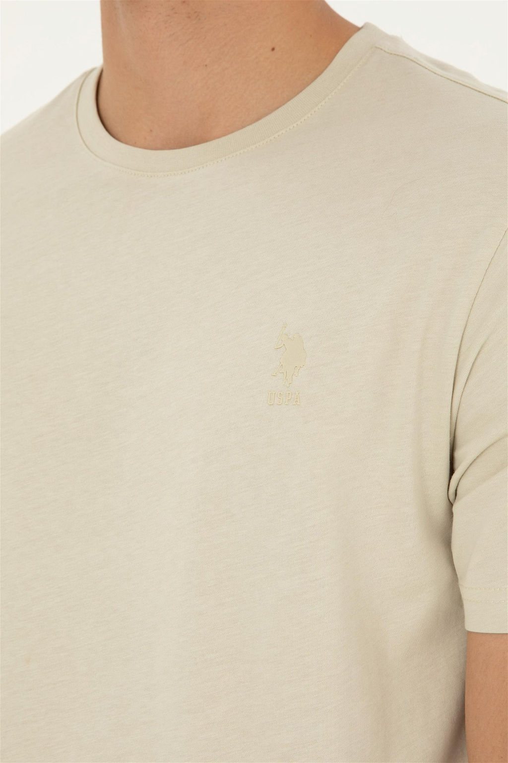 Футболка U.S. Polo Assn Stone базовая из хлопка  фото 7