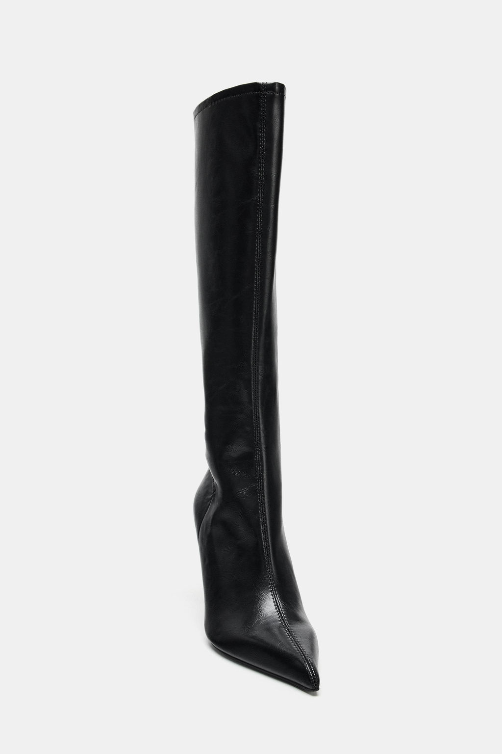 FITTED HIGH-HEEL BOOTS - Zara фото 6