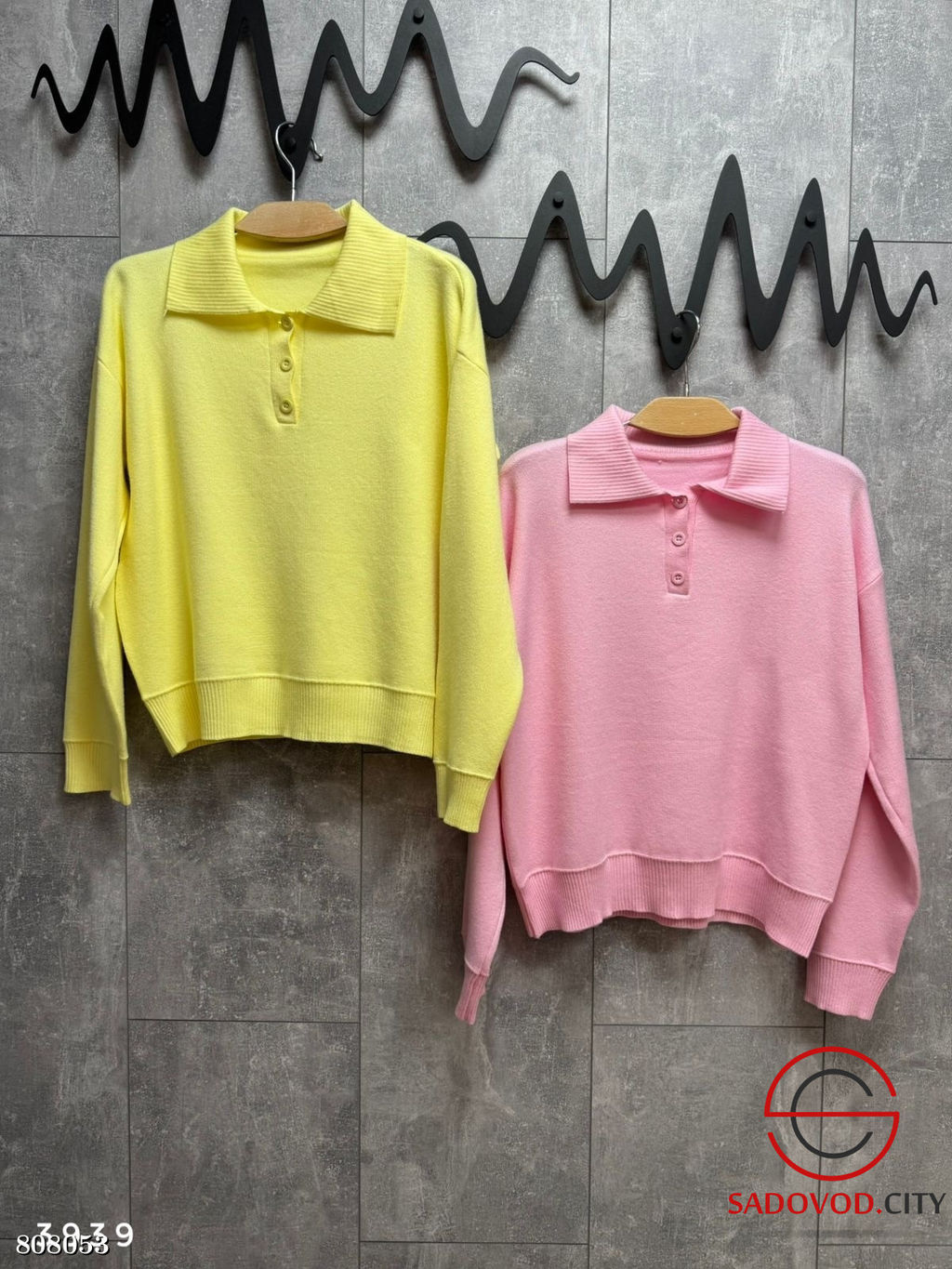 Джемпер поло оверсайз - Bruno фото 6