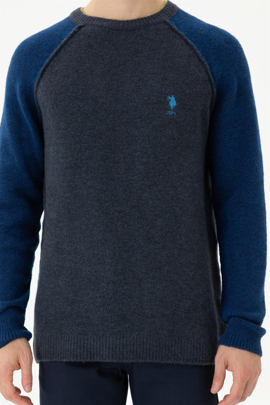 U. S. Polo Assn Мужской темно-синий свитер - U.s. polo assn фото 7