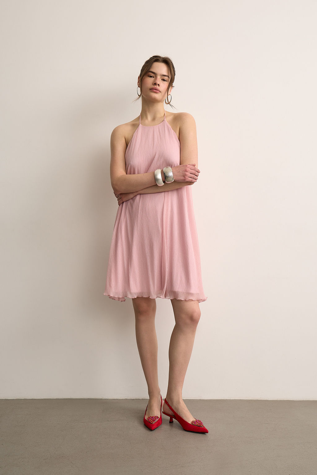 Платье мини с открытой спиной на завязках - Mollis фото 2