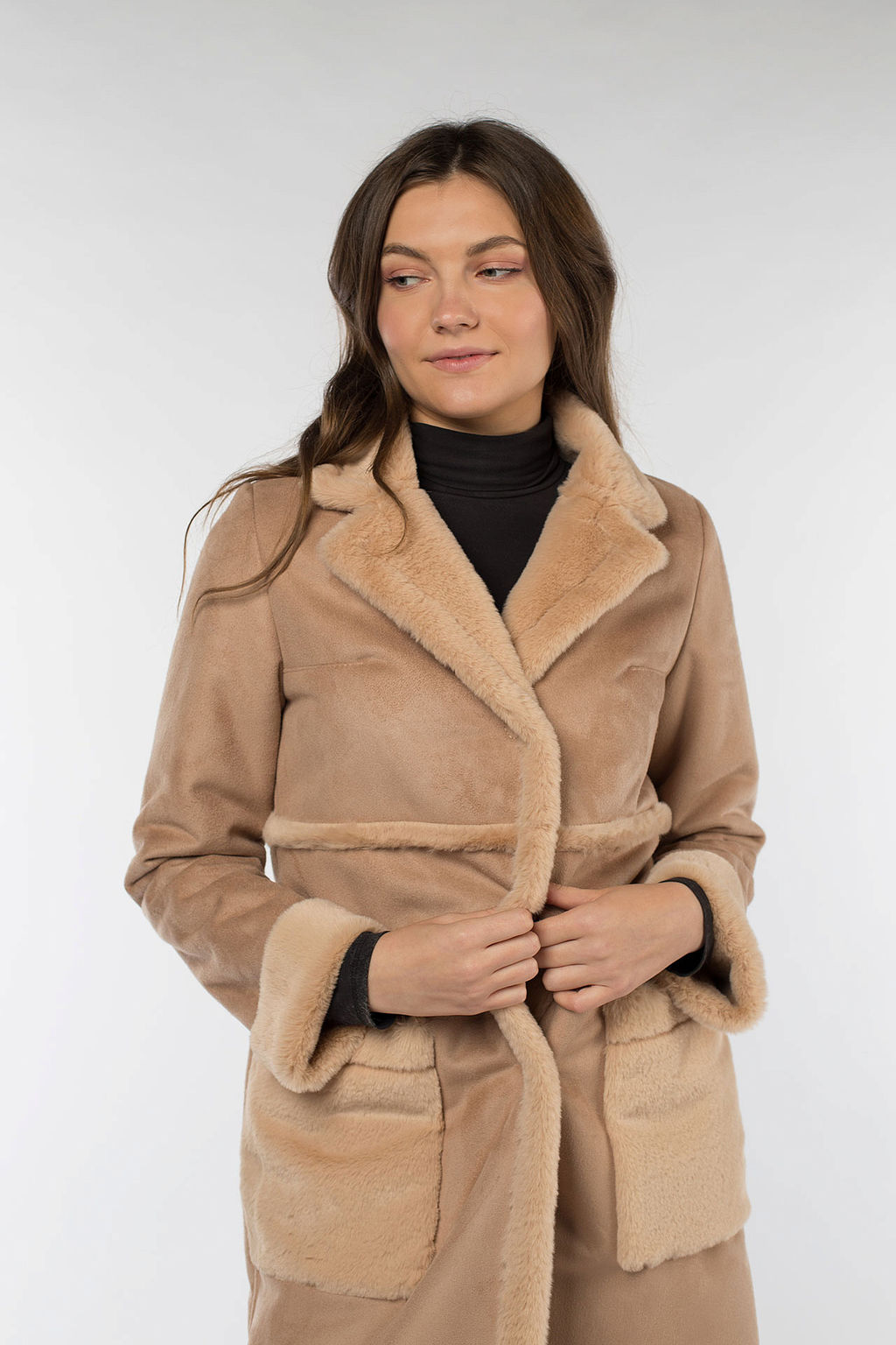 02-2978 Пальто женское утепленное - El podio фото 7