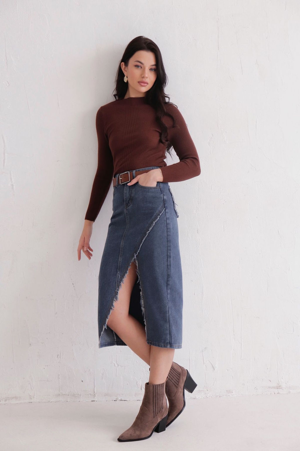 12125 Юбка джинсовая - Martichelli фото 2