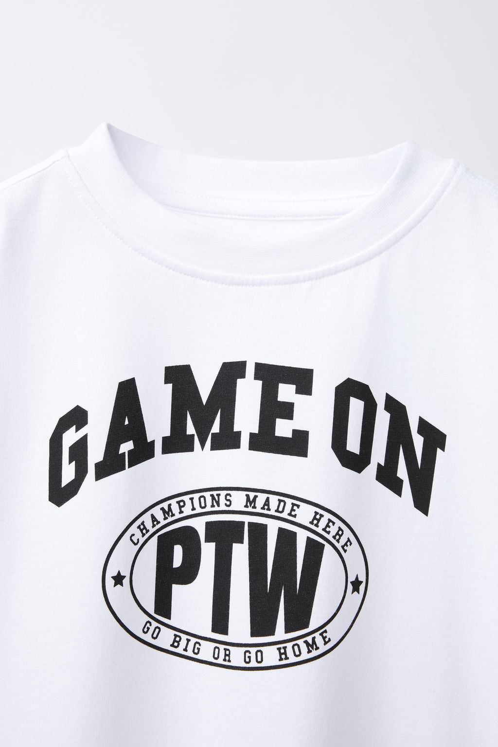 JOGGING T-SHIRT WITH SLOGAN PRINT - Zara фото 3