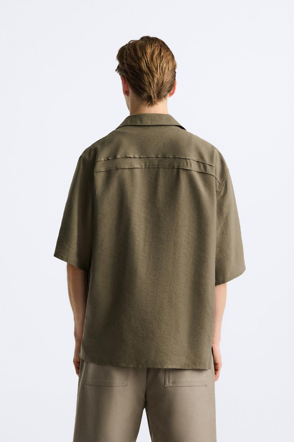 LIYOSEL - KETEN POLO T-SHIRT - Zara фото 3