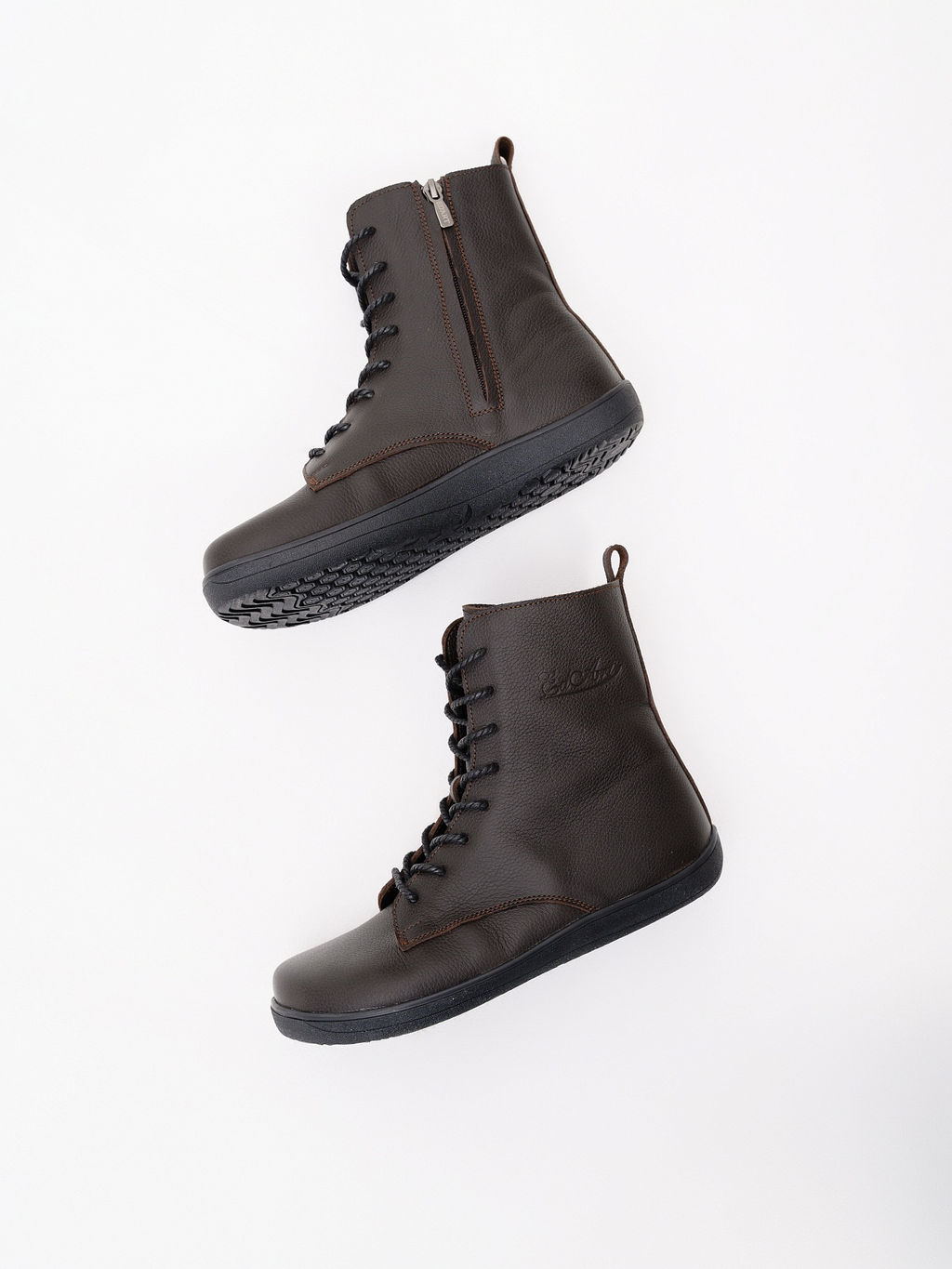 Босоногие ботинки 351.NATAbl.Темно-коричневый оттима/шерсть