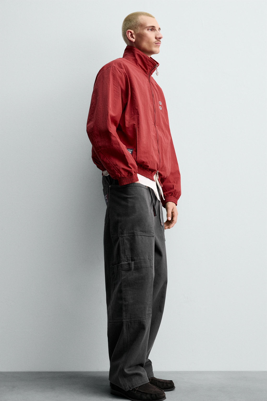 CHAMPION ® X ZARA DRAWSTRING CARGO TROUSERS  фото 6