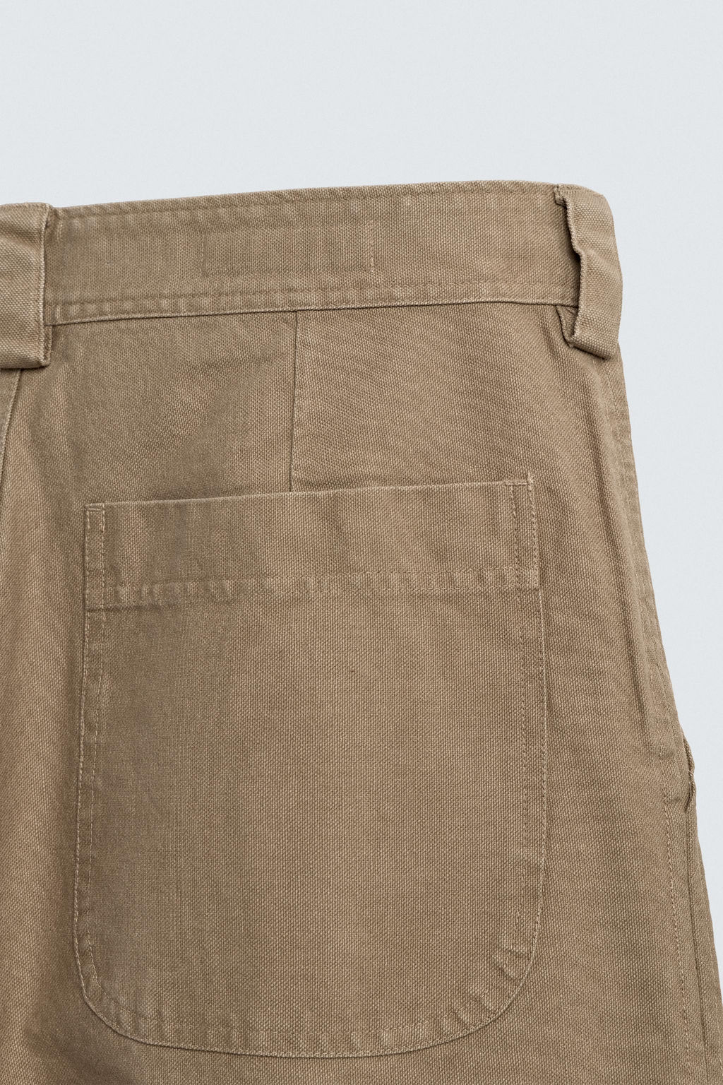 PANTAL?N STRAIGHT FIT BORDADOS / Tostado vigor? - Zara фото 10