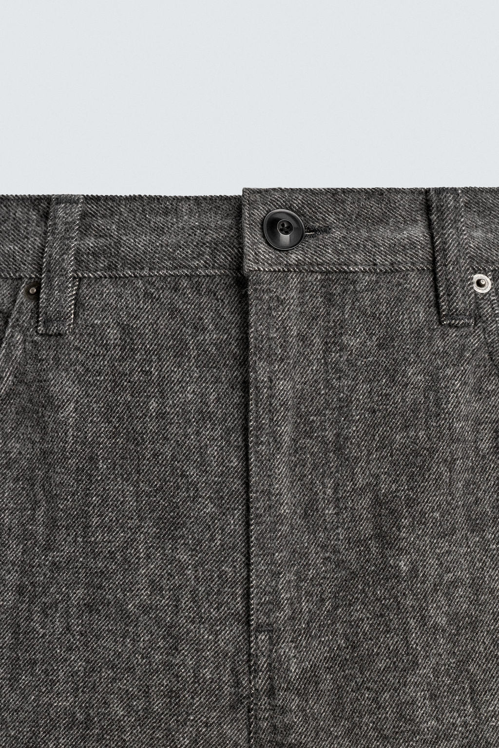 BRUSHED STRAIGHT-LEG JEANS - Zara фото 8