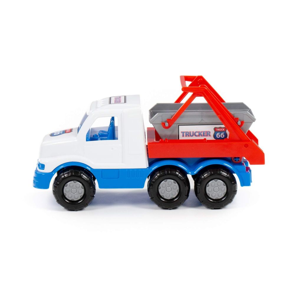 Гоша, автомобиль-коммунальная спецмашина (бело-синяя) - Полесье фото 2