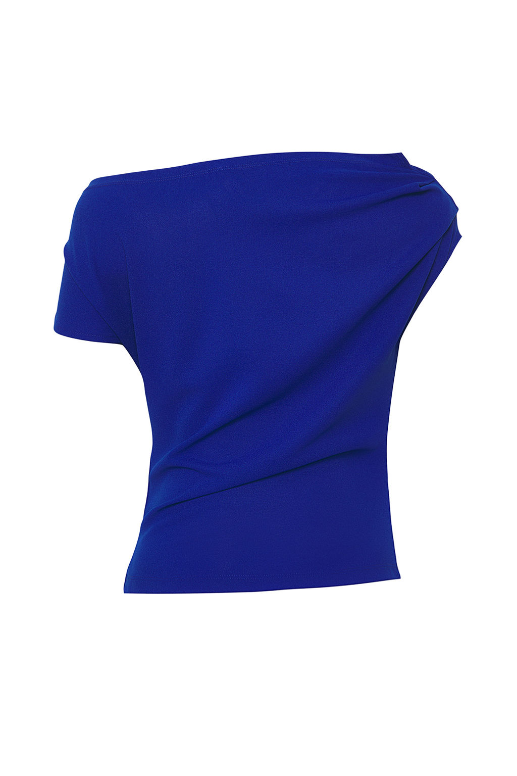 Trendyolmilla Siyah Buzgu/Drape Detayl? Dokumlu Asimetrik Yaka Orme Bluz TWOSS25BZ00024  фото 7