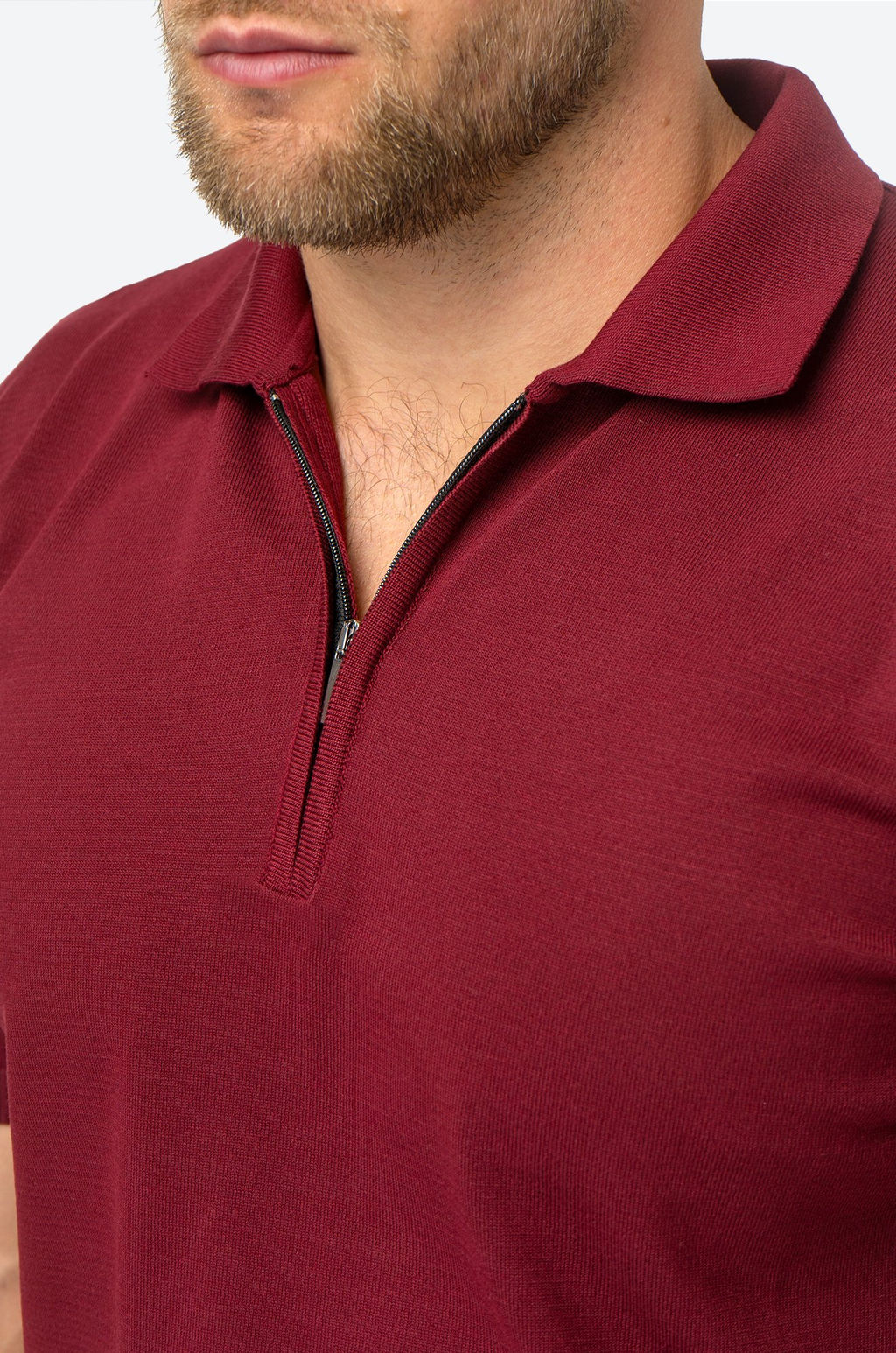 Мужская футболка-поло из вязаного трикотажа Happyfox