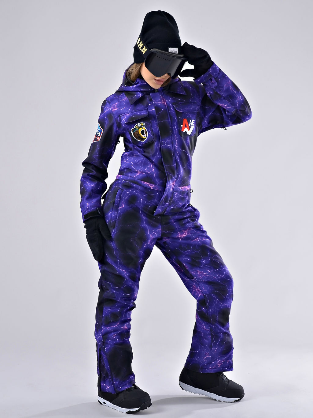 Женский зимний сноубордический комбинезон Alpha Endless 222/220518-2_013 Фиолетовый  фото 12