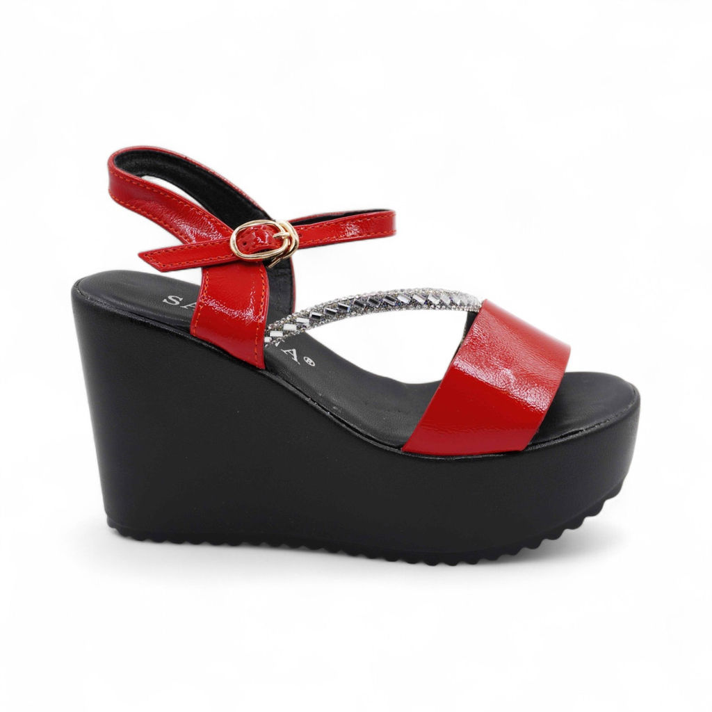 Босоножки на платформе L3-18HL красные - Sport фото 2