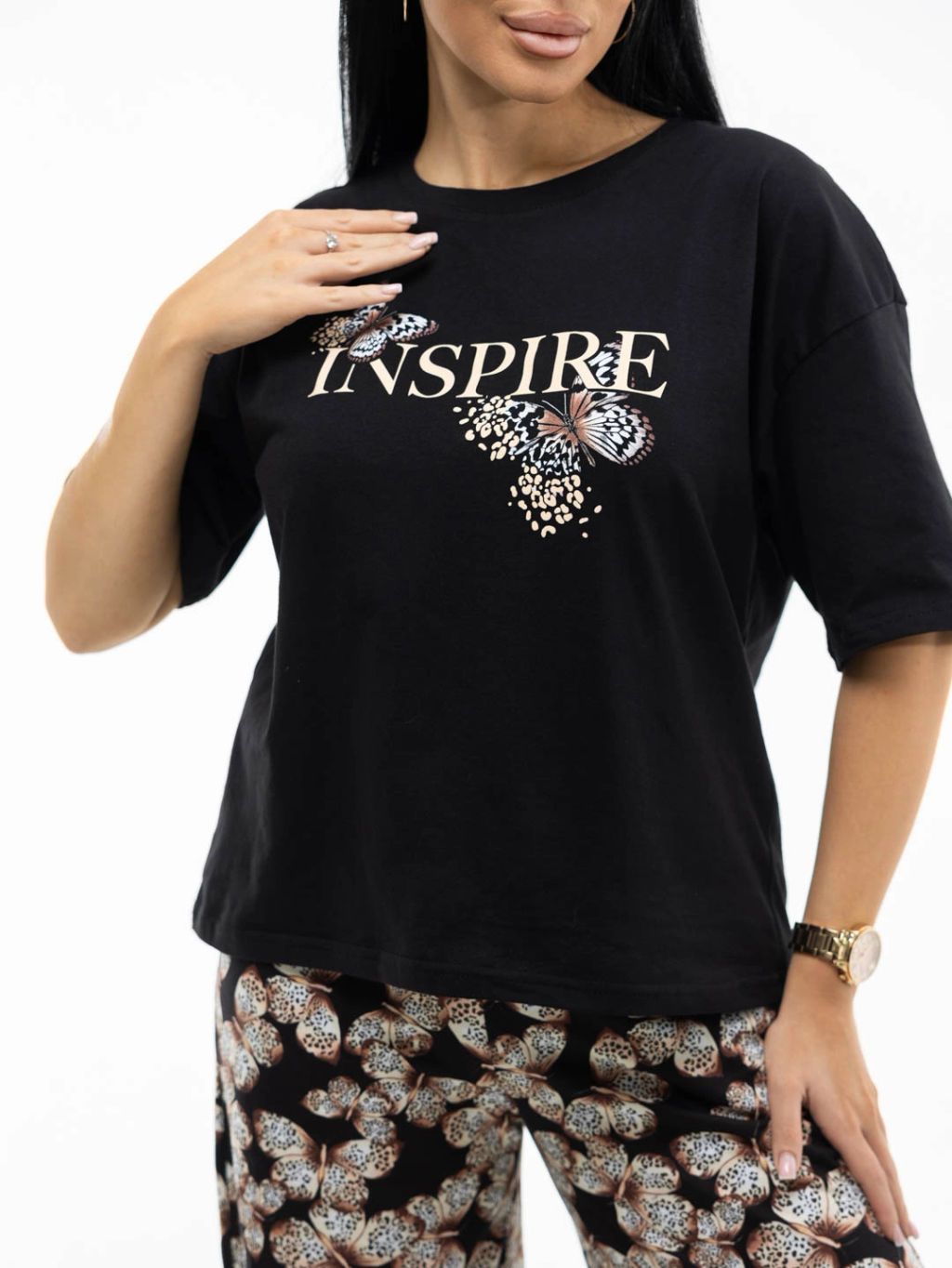 Костюм женский, цвет черный - Текс-плюс фото 3