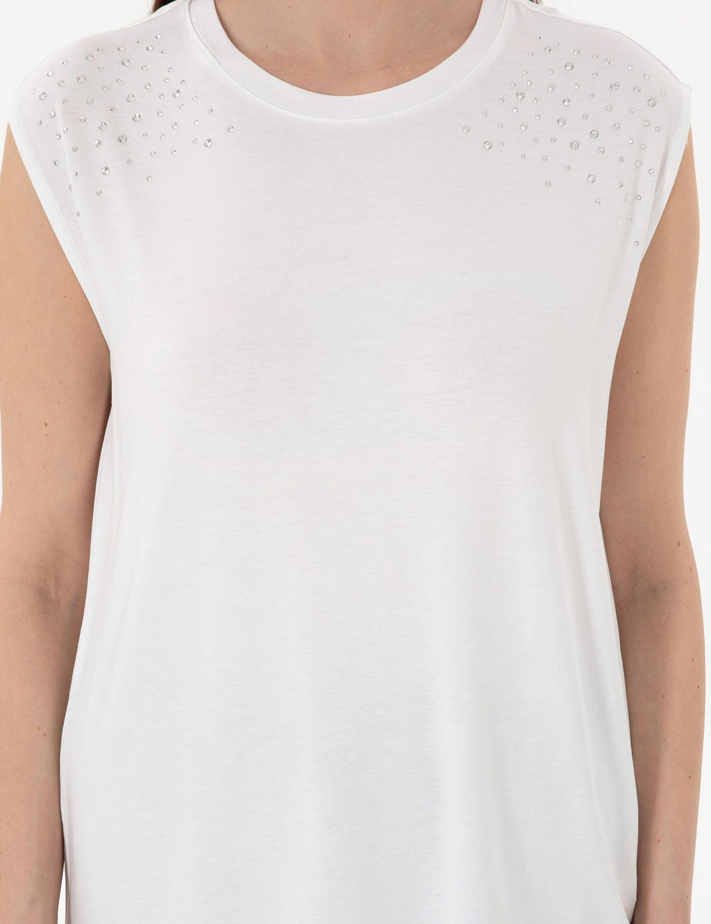 Beyaz Regular Fit Ti__rt