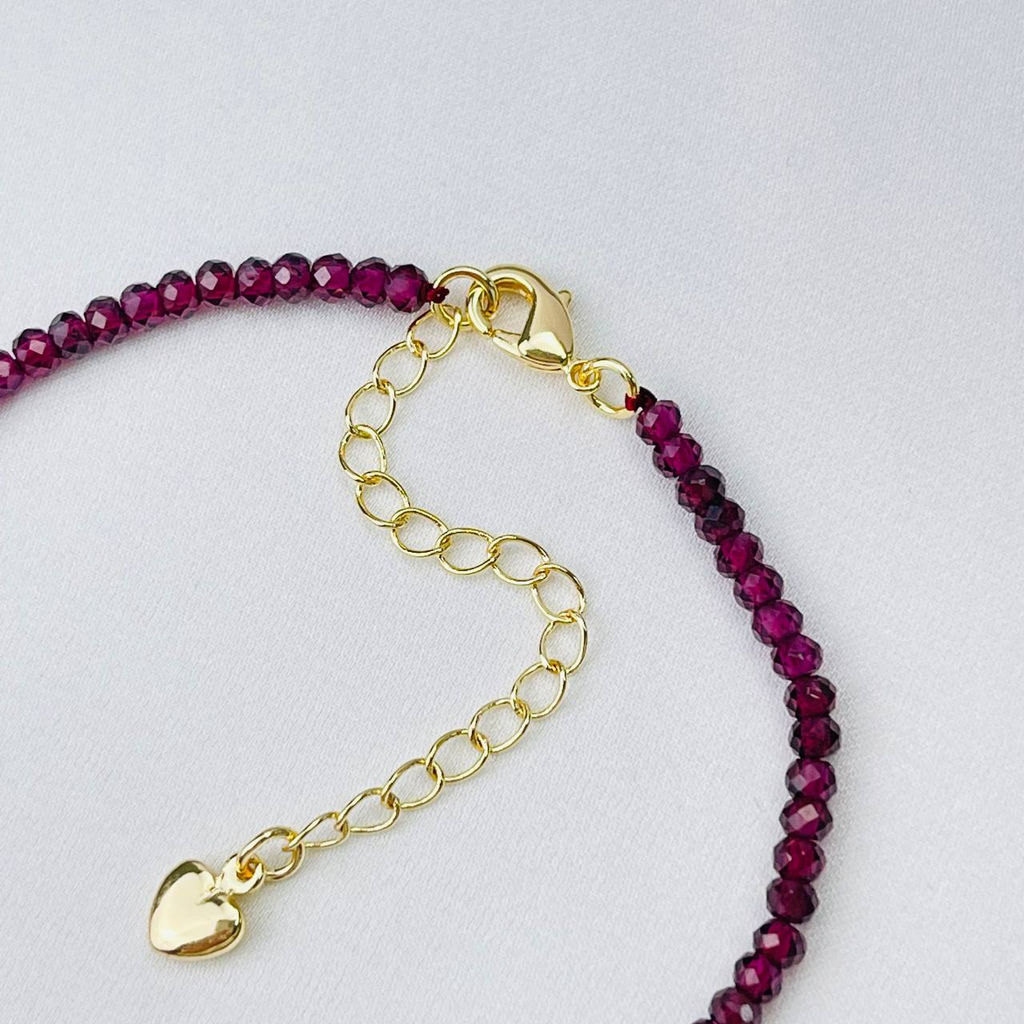 Браслет из Граната (Альмандин) 18 см + - Радуга самоцветов фото 4